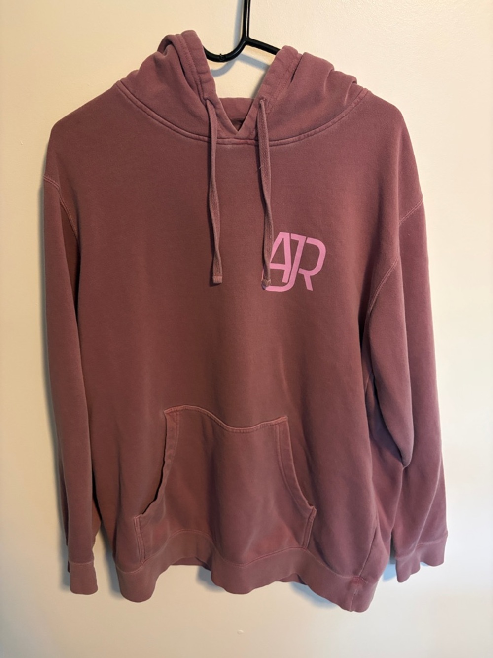 Washed Mauve Logo Hoodie - Unbranded